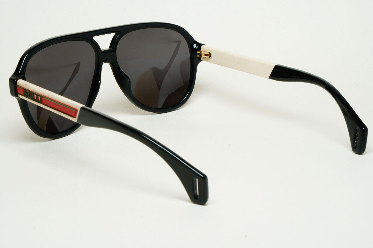 Gucci Sunglasses 2019 Black Pilot Red Green Letters GG0463S 002 58mm 280125
