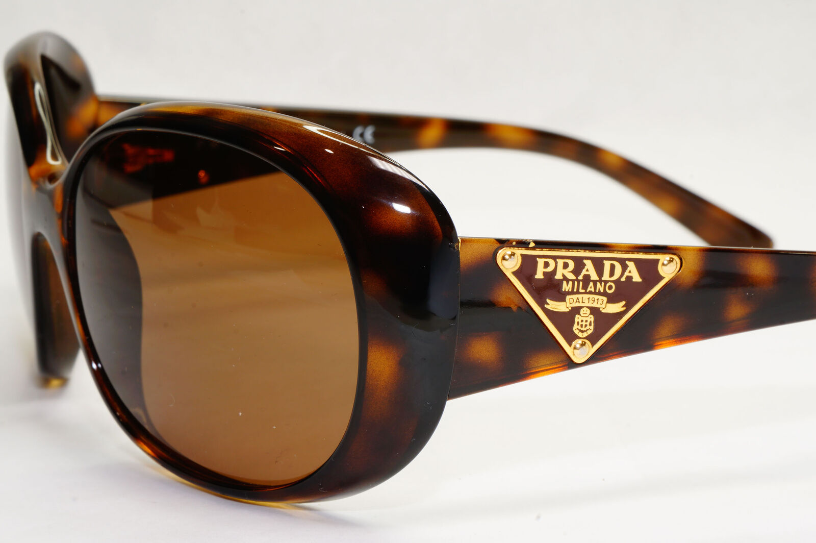 Prada Sunglasses 2010 Triangle Logo Brown Tortoise PR27LS SPR 27L 2AU-6S1 200124