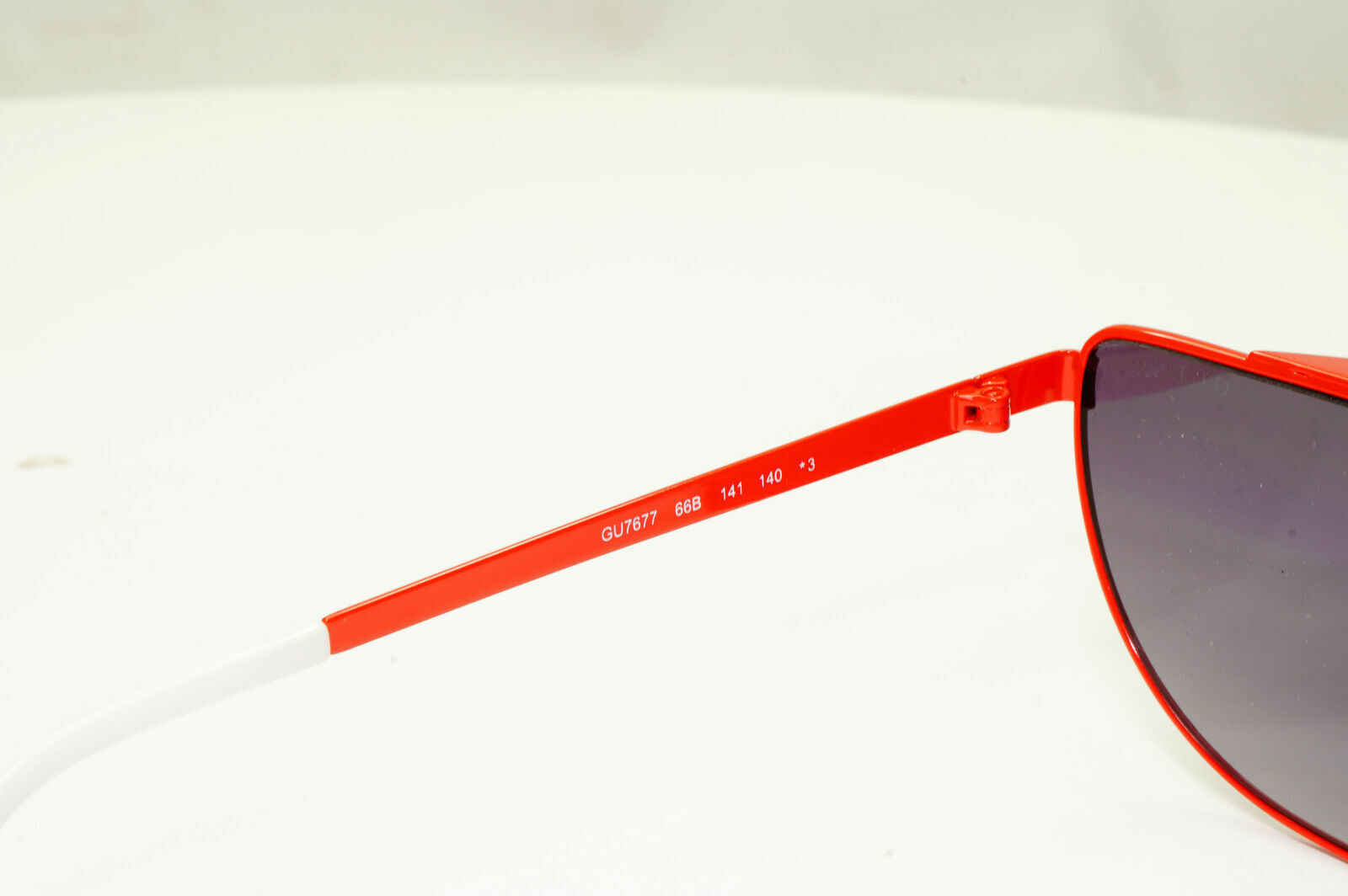 Guess Sunglasses Punk Visor Mens Womens Shield Red Black  GU 7677 66B Blogger