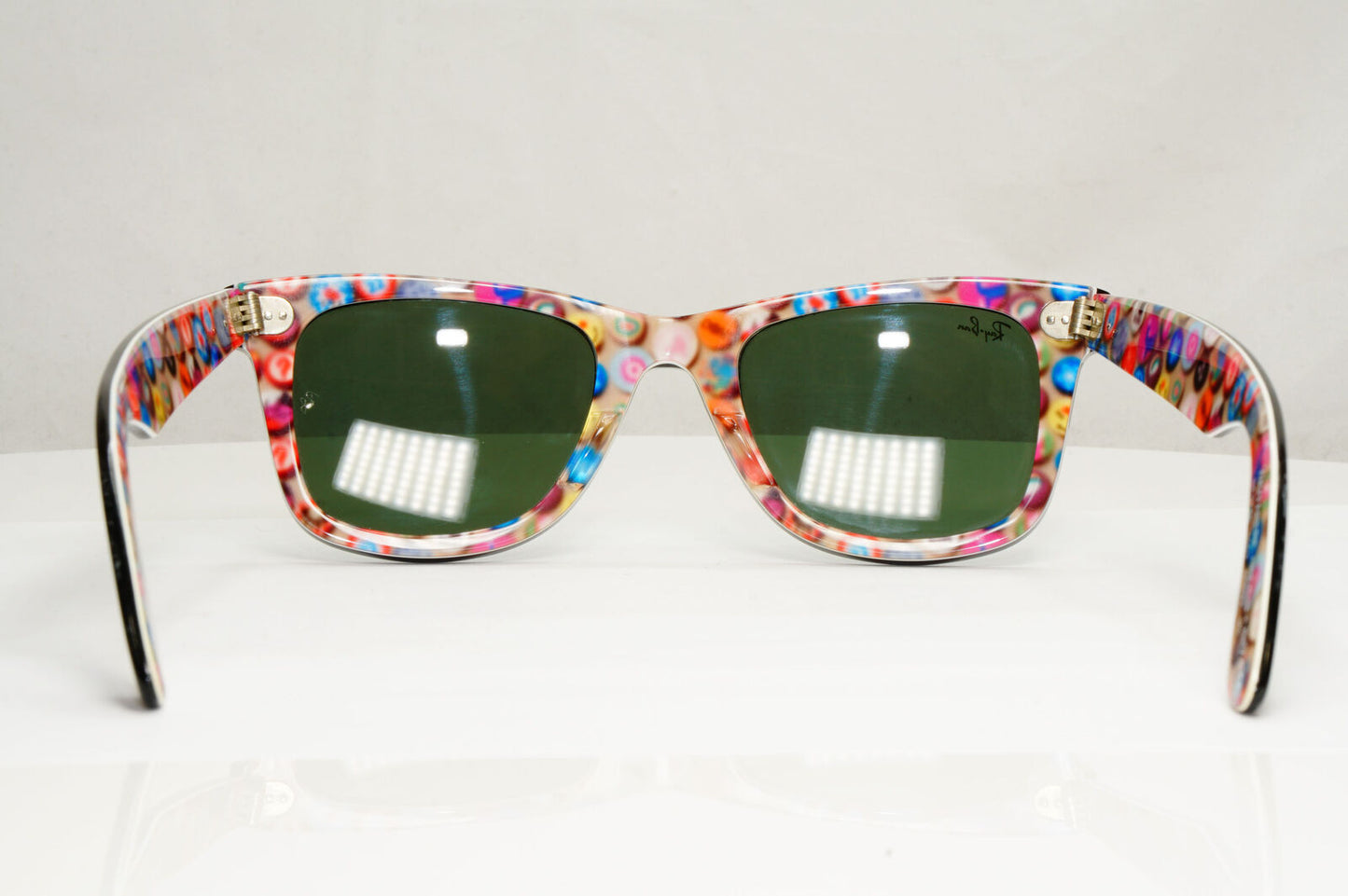 Ray-Ban Wayfarer Prints Sunglasses Black Series 4 Buttons RB 2140 1052 240123