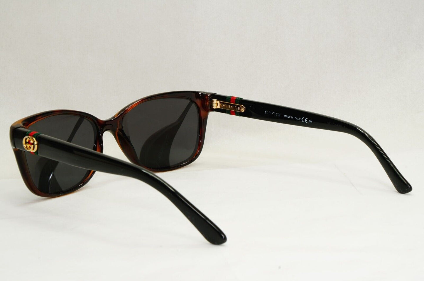 Gucci Sunglasses 2013 Vintage Ribbon Black Brown GG 3683 2XF 53mm 180324