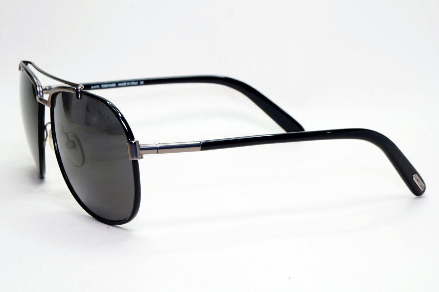 Tom Ford Sunglasses Miguel Pilot Black Smoke Metal FT0148 TF 148 09A 60mm
