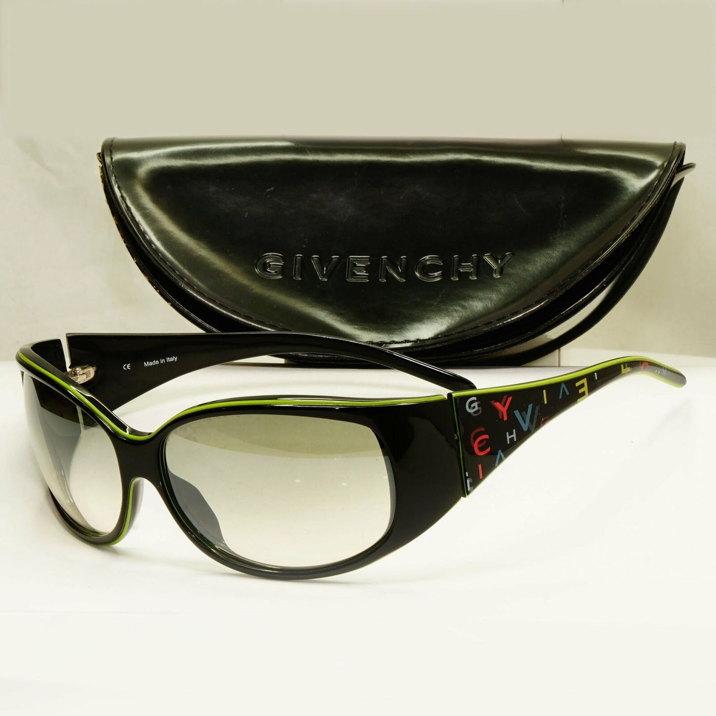 Givenchy Black Womens Vintage Designer Sunglasses SGV 551 1GH 36054