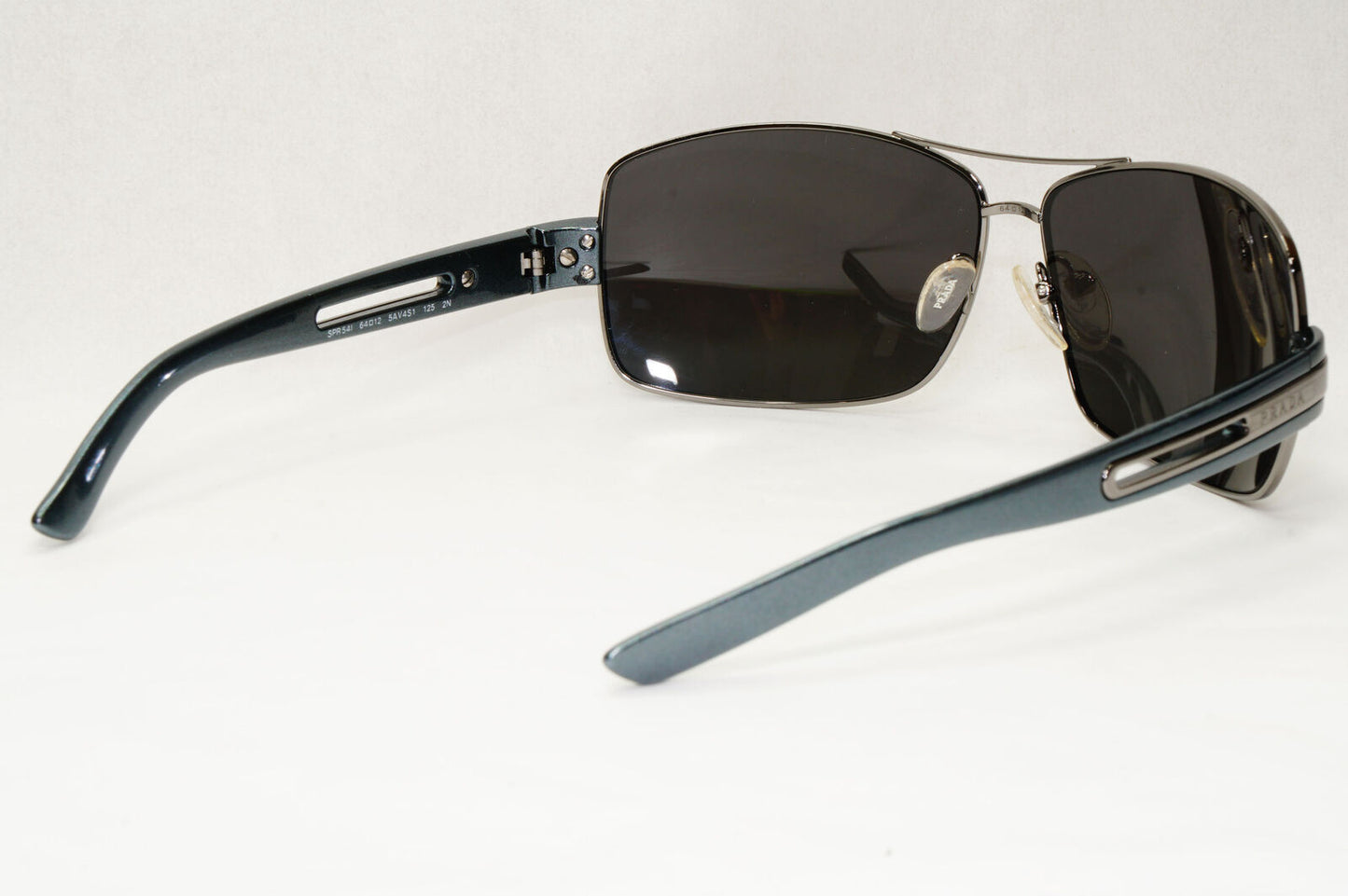 Prada Sunglasses 2011 Grey Metallic Silver Wrap PR54IS SPR 54I 5AV-4S1 131223