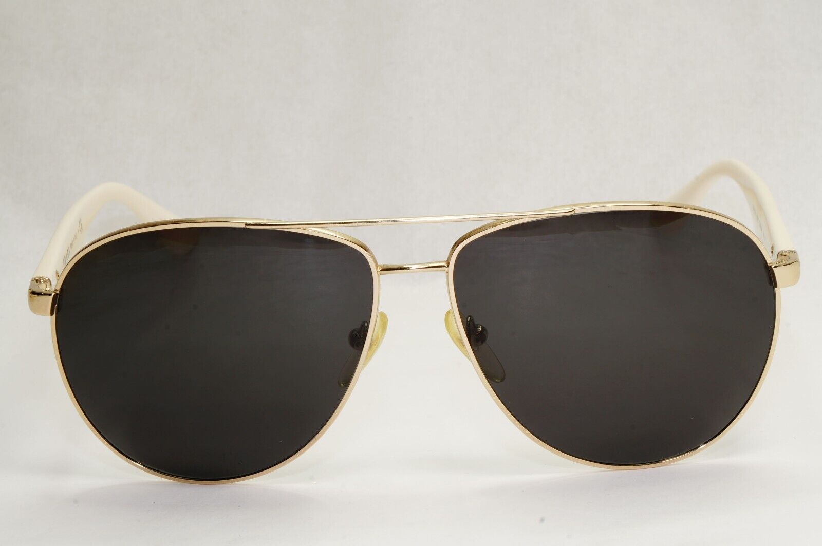 Prada Sunglasses Triangle Black Gold White Pilot PR53QS SPR 53Q ZVN-0A6 180324