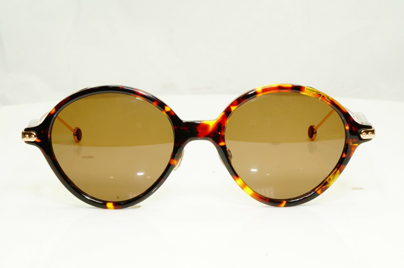 Authentic Dior Womens Sunglasses Round Umbrage Havana Brown N3 Gold 0X3TN