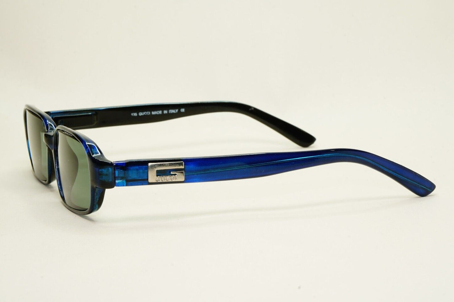 Gucci Sunglasses 1995 Vintage Blue Green Glass Lens Rectangle GG 2440 D8B 250924