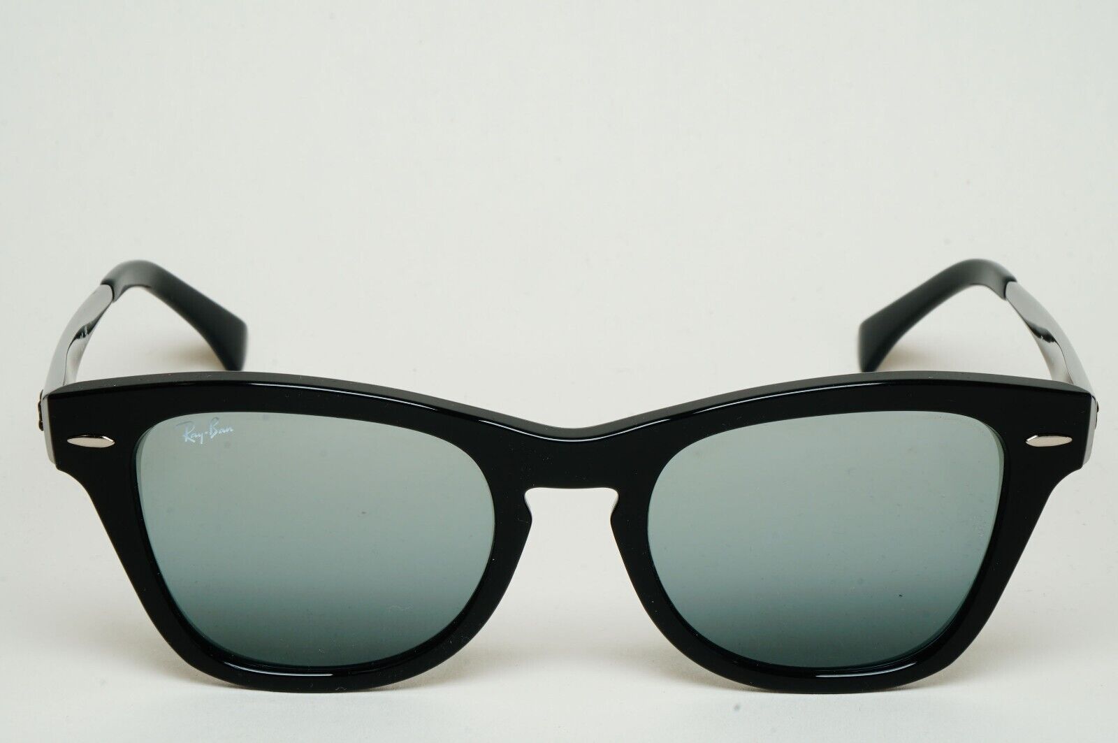 Ray-Ban Sunglasses Black Gunmetal Grey Mirrored RB 0707SM 901/G6 53mm