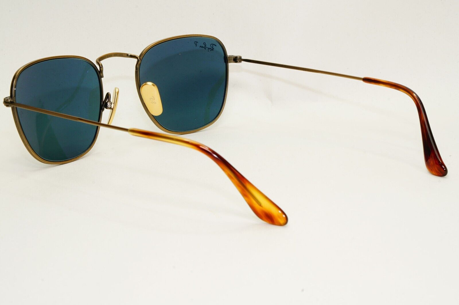 Ray-Ban Sunglasses Frank Titanium Polarised Bronze Blue RB 8157 9207/T0 48mm