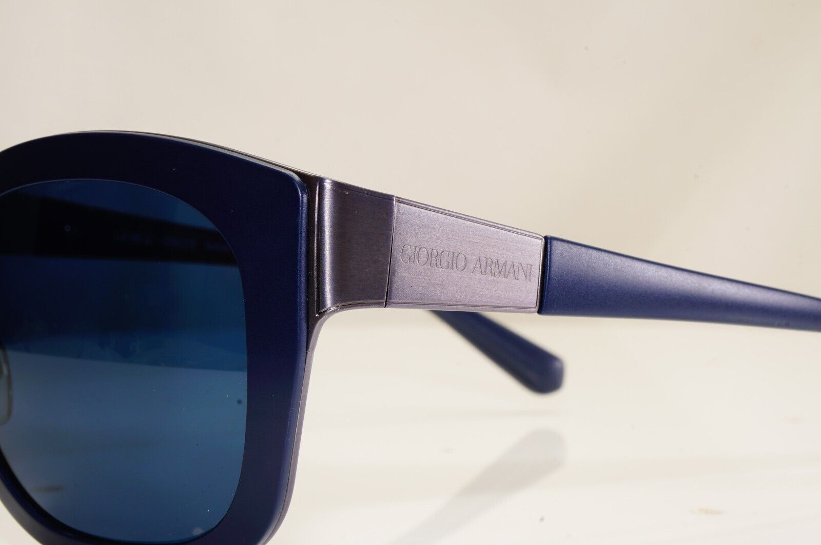 Giorgio Armani Sunglasses Blue Dark Navy Square Womens AR 6010 3030/8G 26998