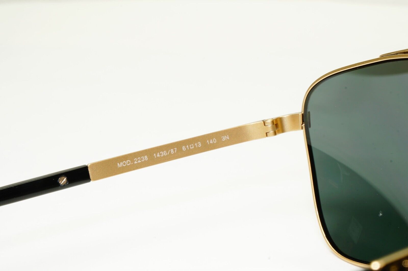Versace Sunglasses Gold Black Medusa Square Metal MOD 2238 1436/87