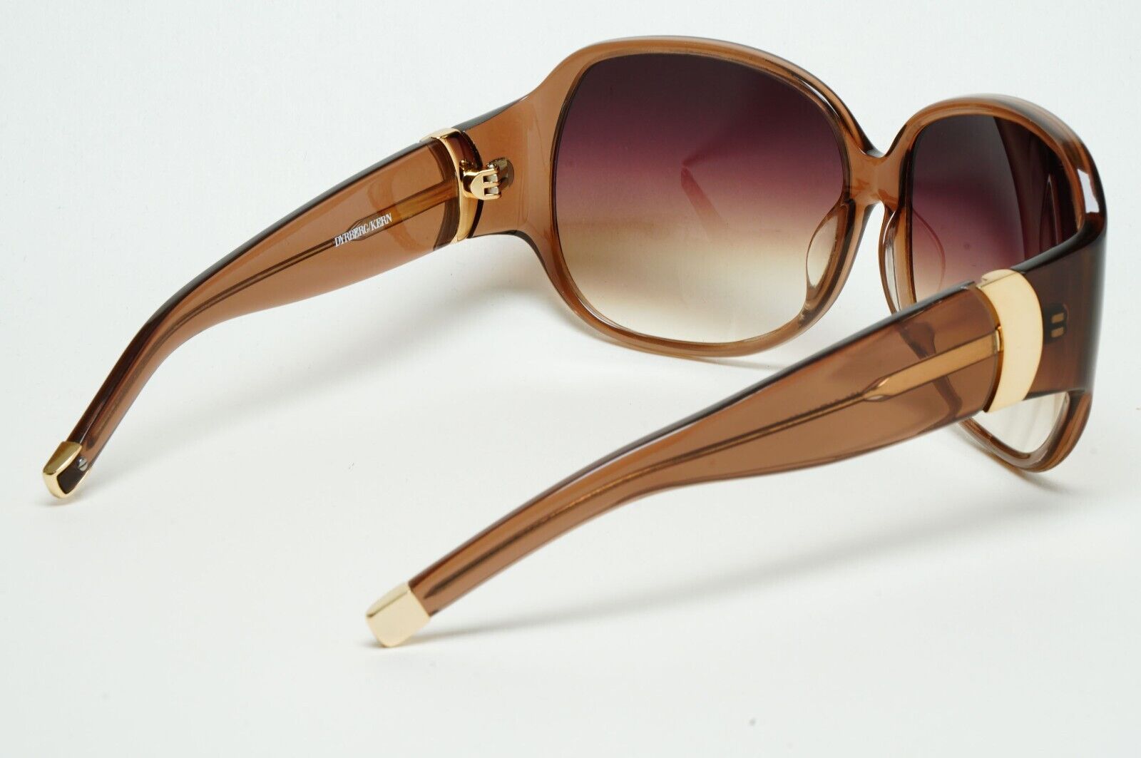 Dyrberg Kern Sunglasses Brown Transparent Gradient Large Darias 321461 211124