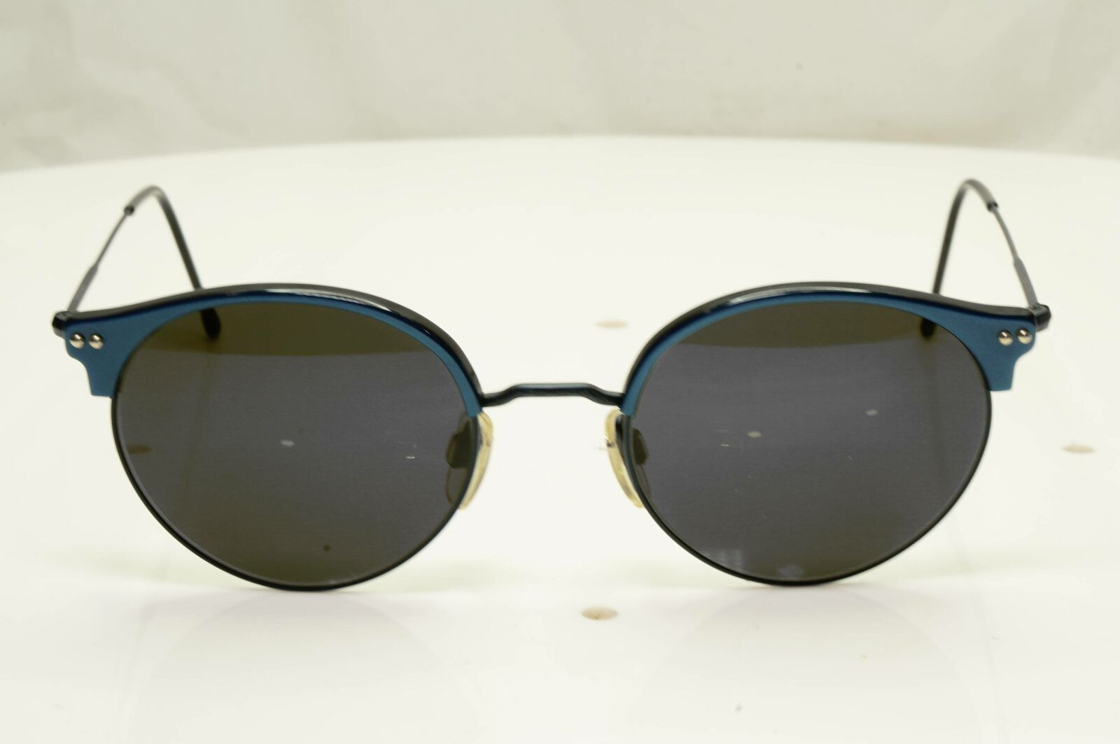 Authentic Giorgio Armani 1997 Vintage Sunglasses Blue Metal Mens Womens 377 207