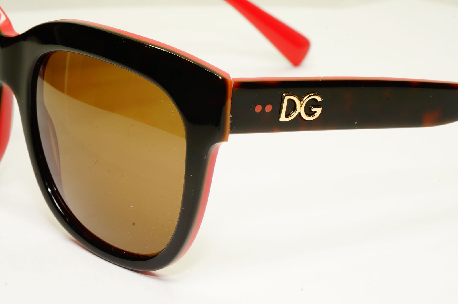 Authentic Dolce & Gabbana Womens Sunglasses Gold Brown DG 4272 3004/13 240122