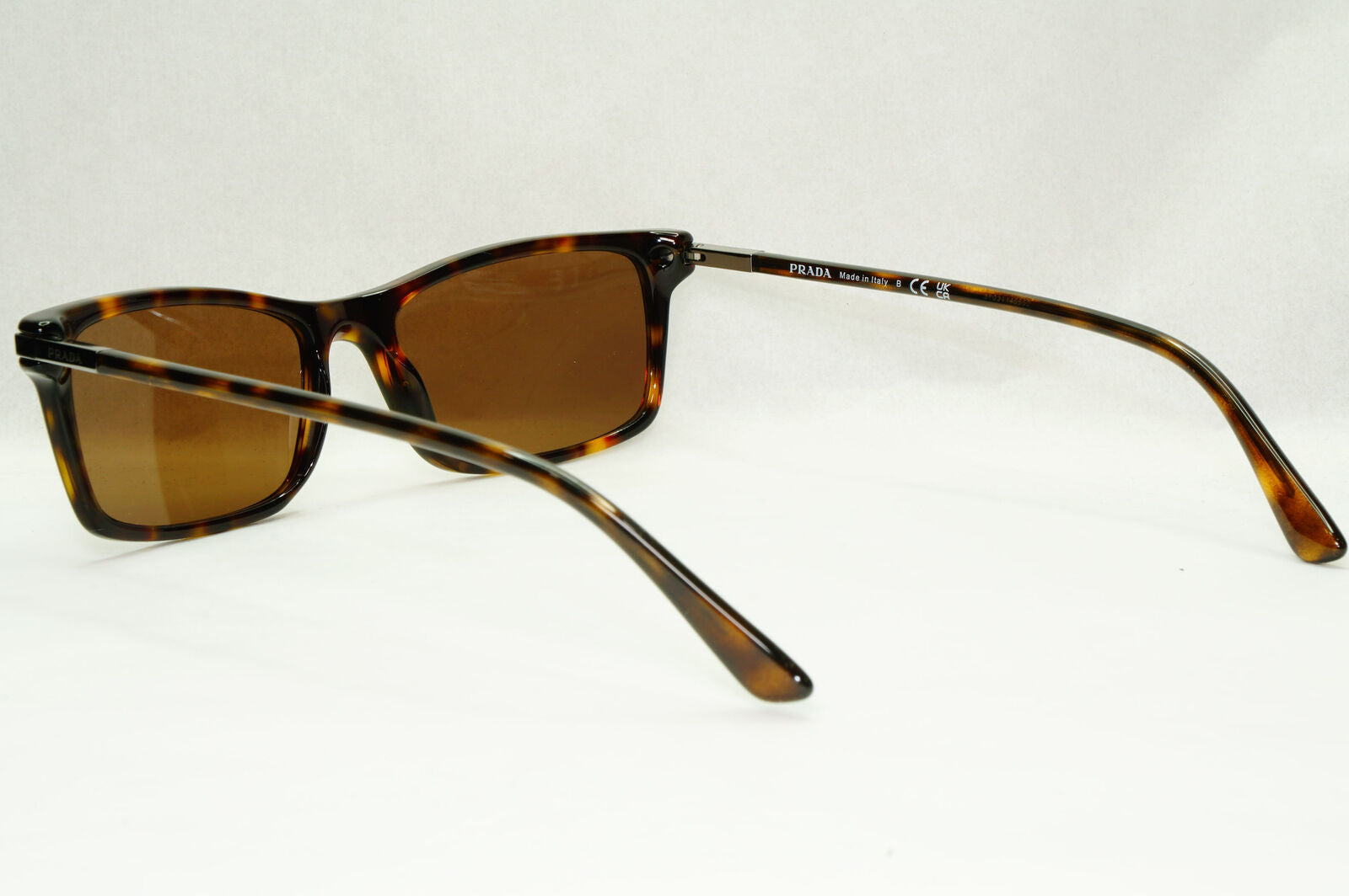 Prada Sunglasses Brown Havana Rectangle Tortoise PR03YV VPR 03Y 2AU-1O1 54mm