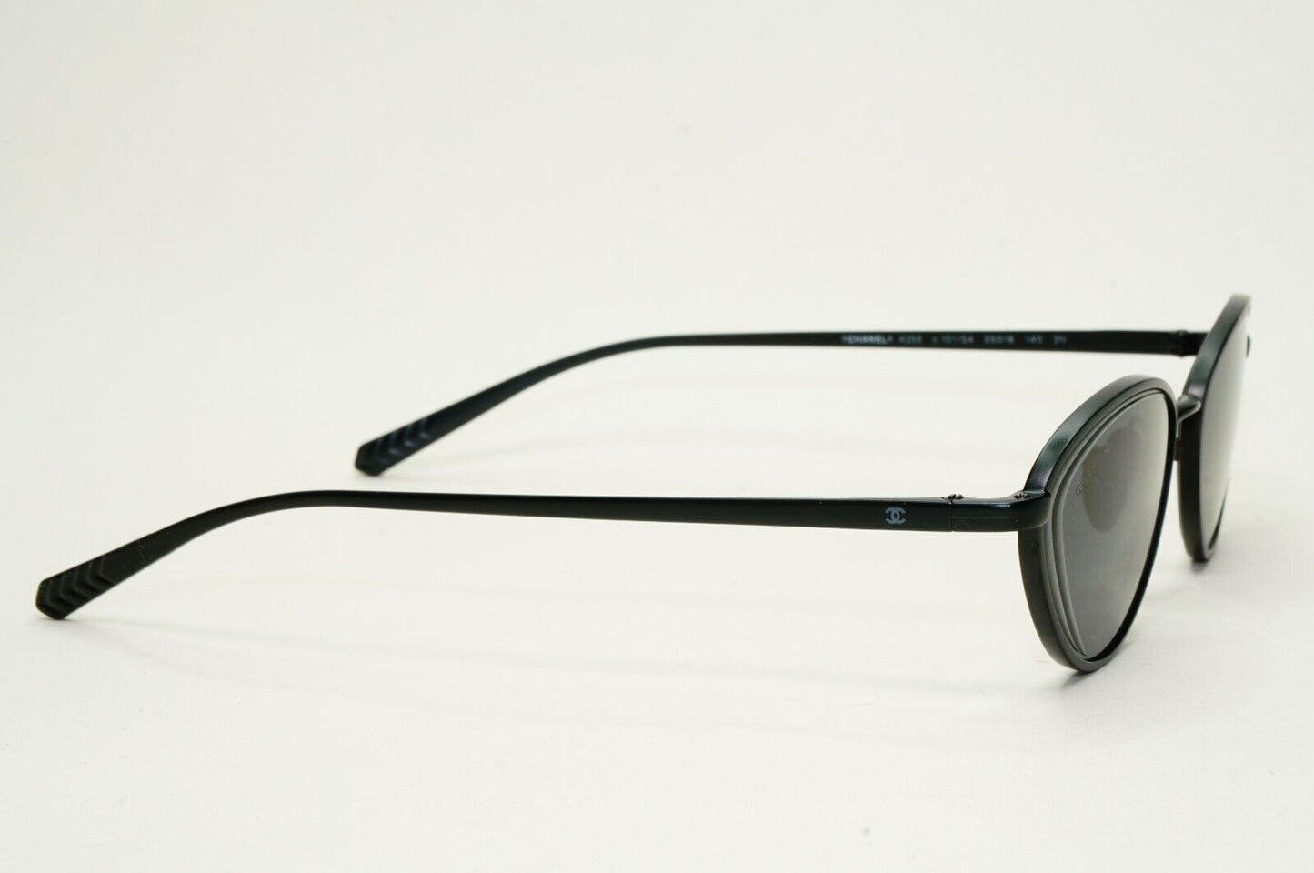 Chanel Sunglasses Black Cat Eye Metal 4255 c.101/S4 55mm