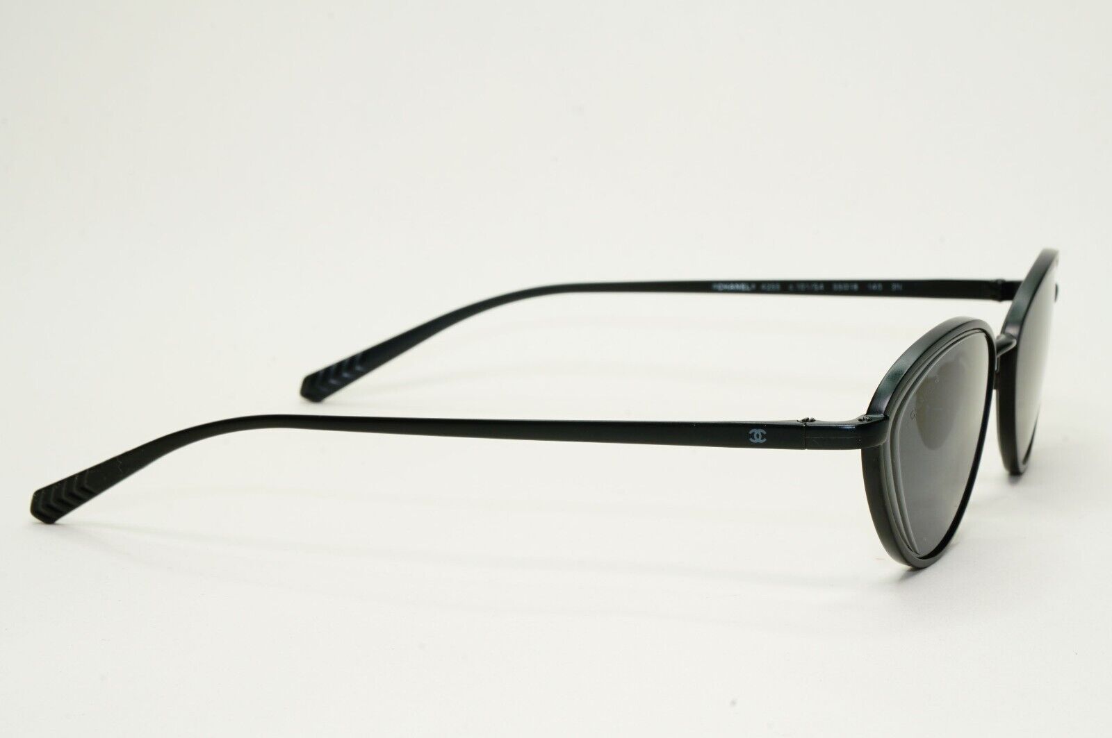 Chanel Sunglasses Black Cat Eye Metal 4255 c.101/S4 55mm