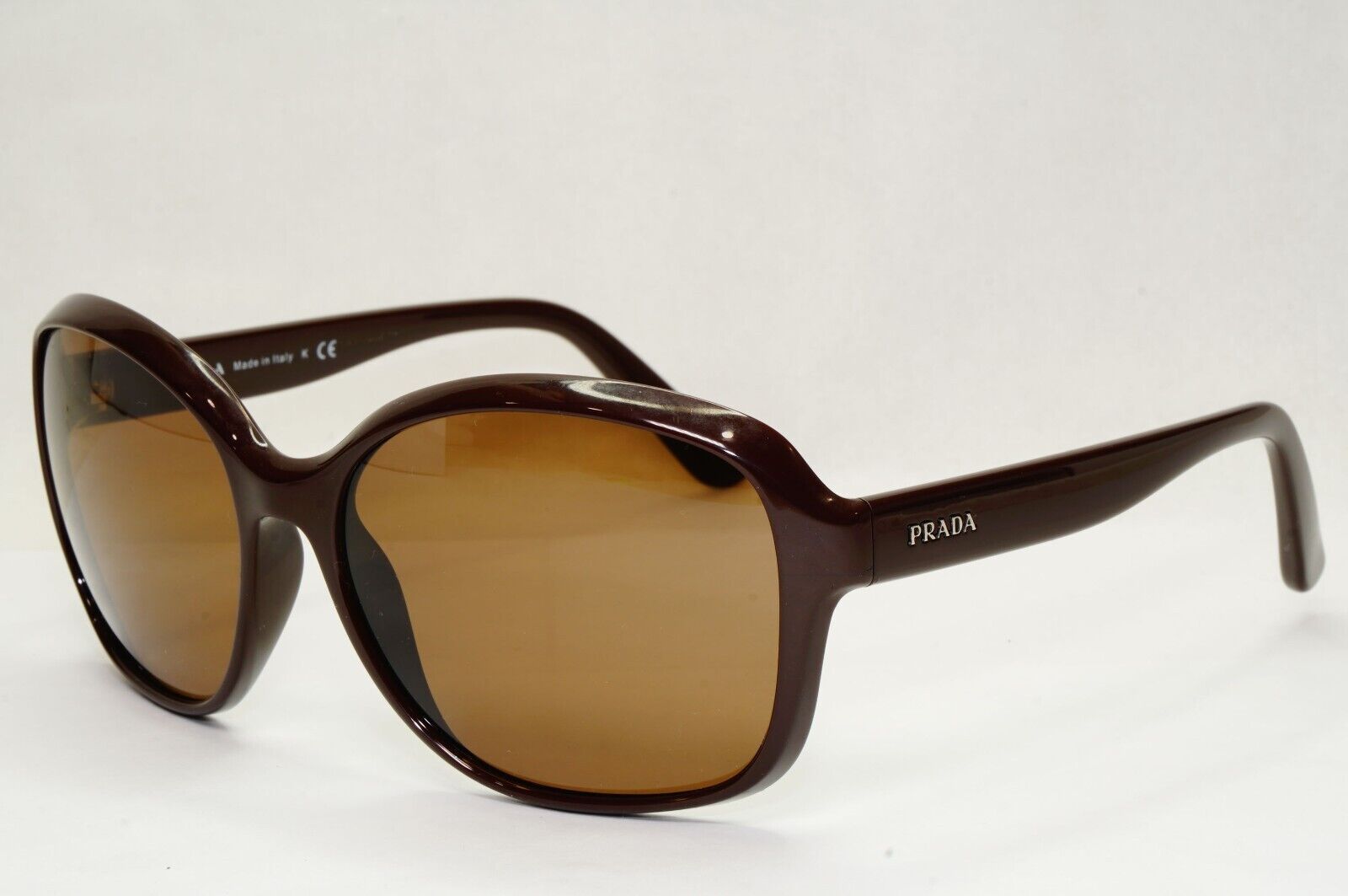 Prada Sunglasses 2014 Dark Brown Square Large PR18QS SPR 18Q DHO-0A6 111223