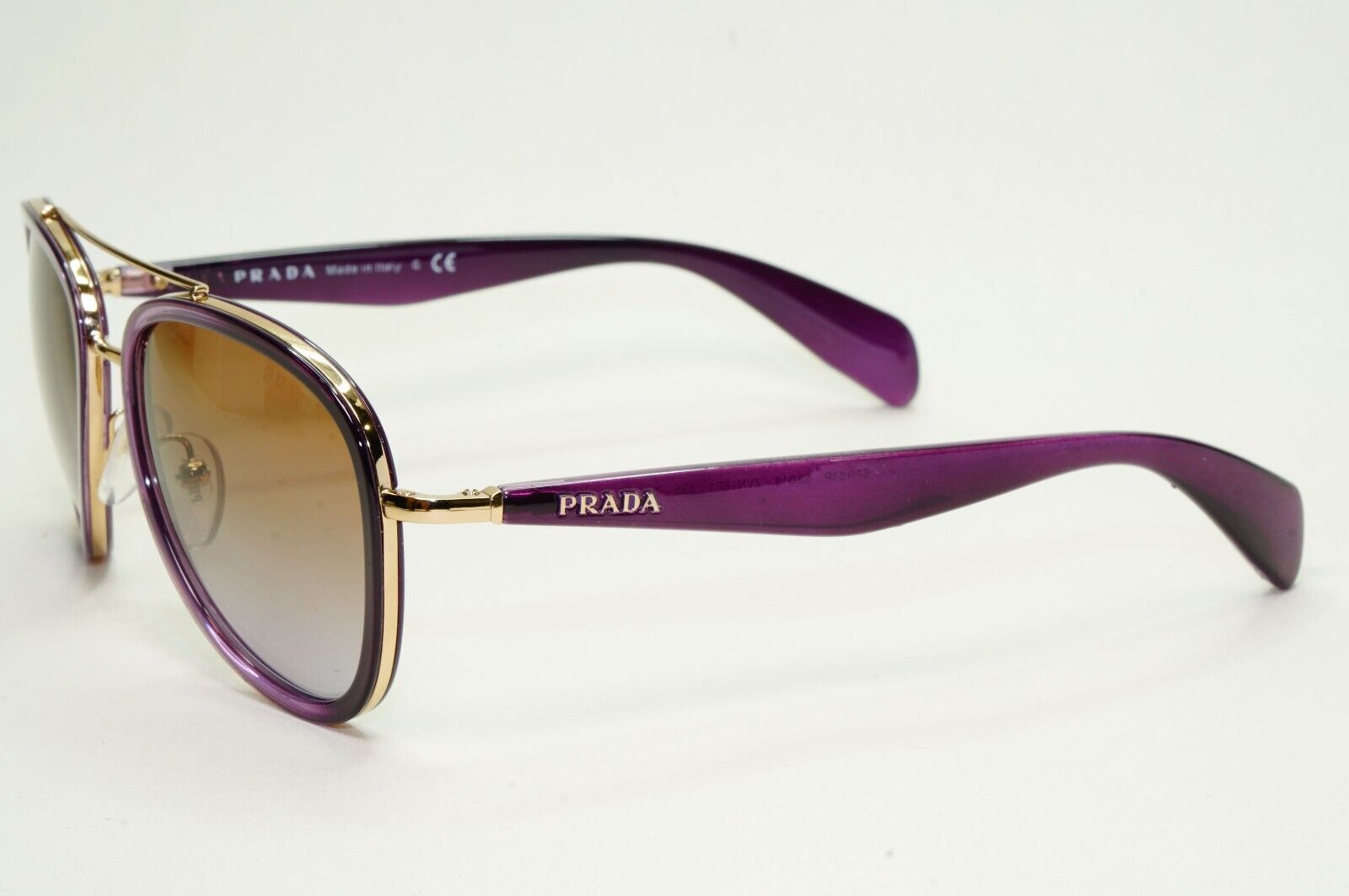 Prada Sunglasses 2012 Vintage Gold Purple Unisex PR51PS SPR 51P ZVN-6P1 050824