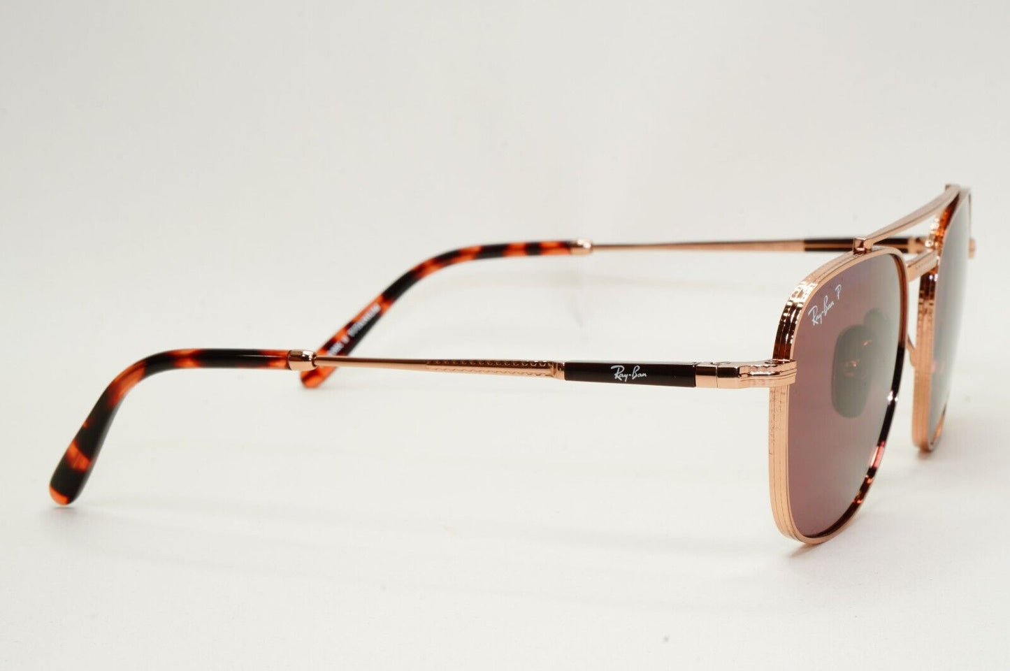 Ray-Ban Sunglasses Frank II Titanium Polarized Rose Gold RB 8258 3140/AF 54mm
