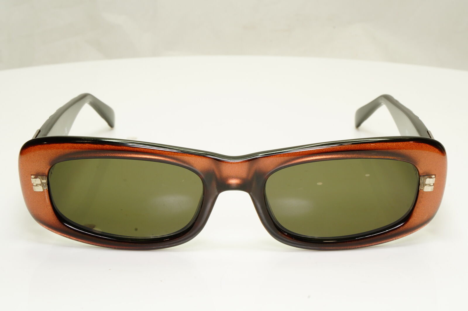 Gianni Versace 1996 Unisex Vintage Brown Medusa Sunglasses MOD 257/M COL 382
