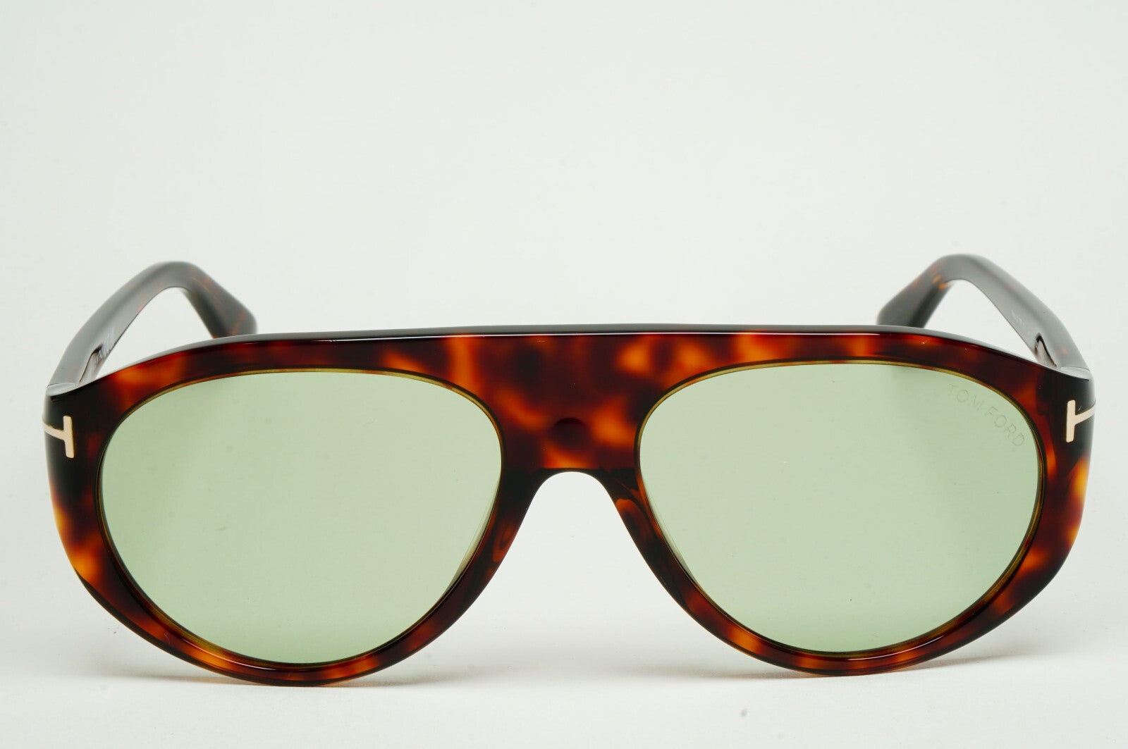 Tom Ford Sunglasses Rex-02 Photochromic Green Brown Tortoise FT1001 TF 1001 54N