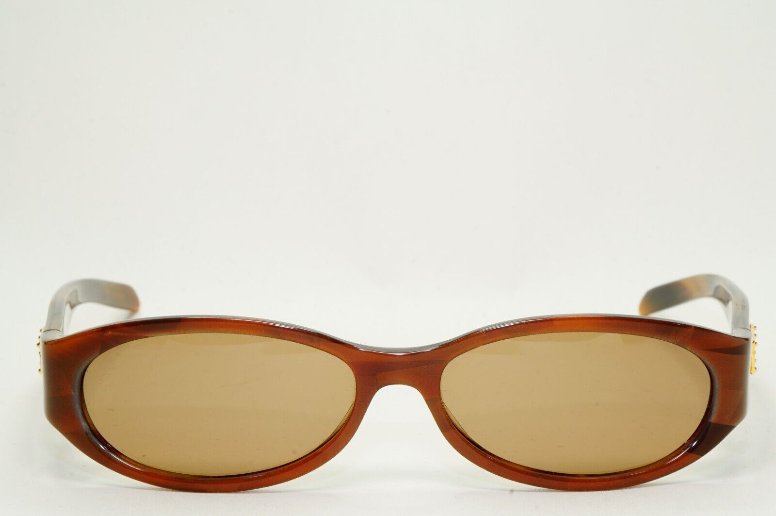 Gucci Sunglasses 1997 Vintage Brown Gold Small Rectangle GG 2522/S 5T7 230924
