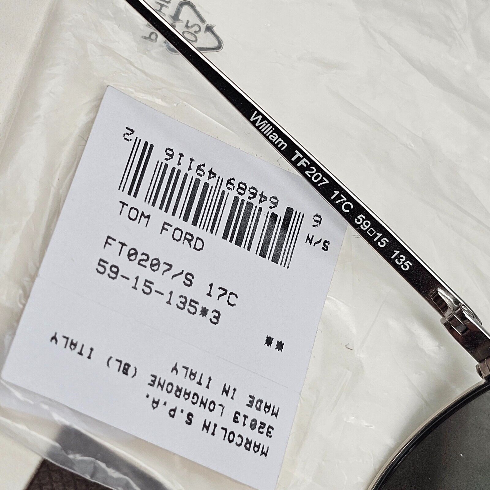 Tom Ford Sunglasses William Matte Paladium Silver Mirror Pilot FT0207 TF 207 17C