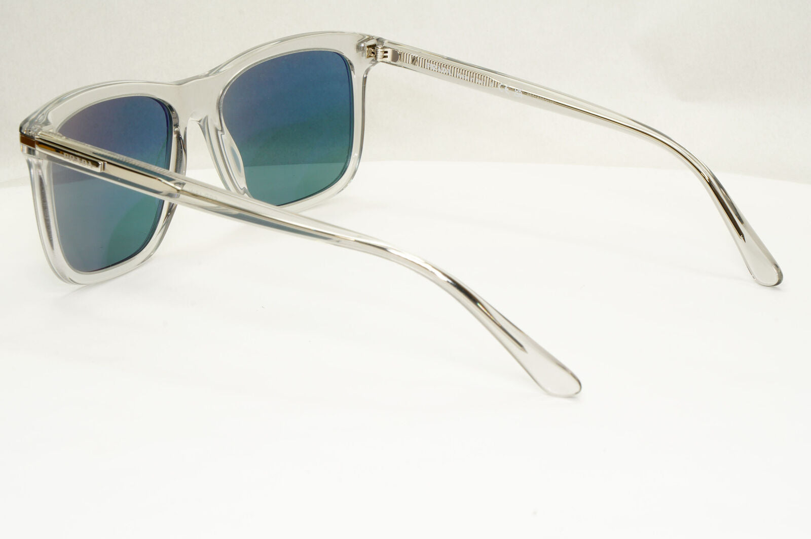 Prada Sunglasses Glass Lens Transparent Grey Crystal Blue PR18WS SPR 18W U43-0A9