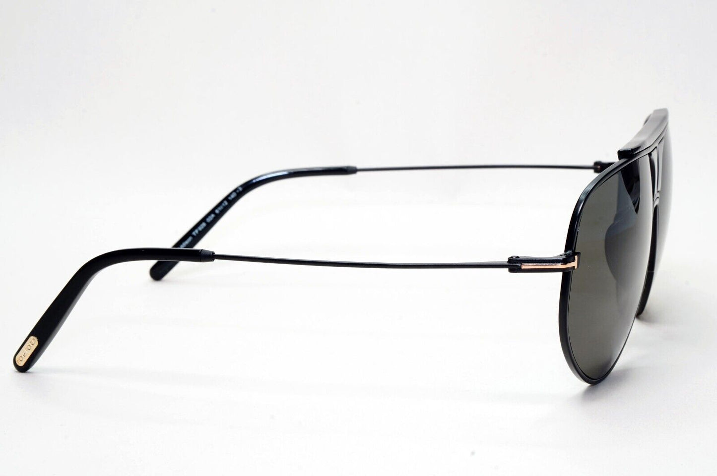 Tom Ford Sunglasses Addison Black Grey Pilot Metal FT0928 TF 928 02A 61mm