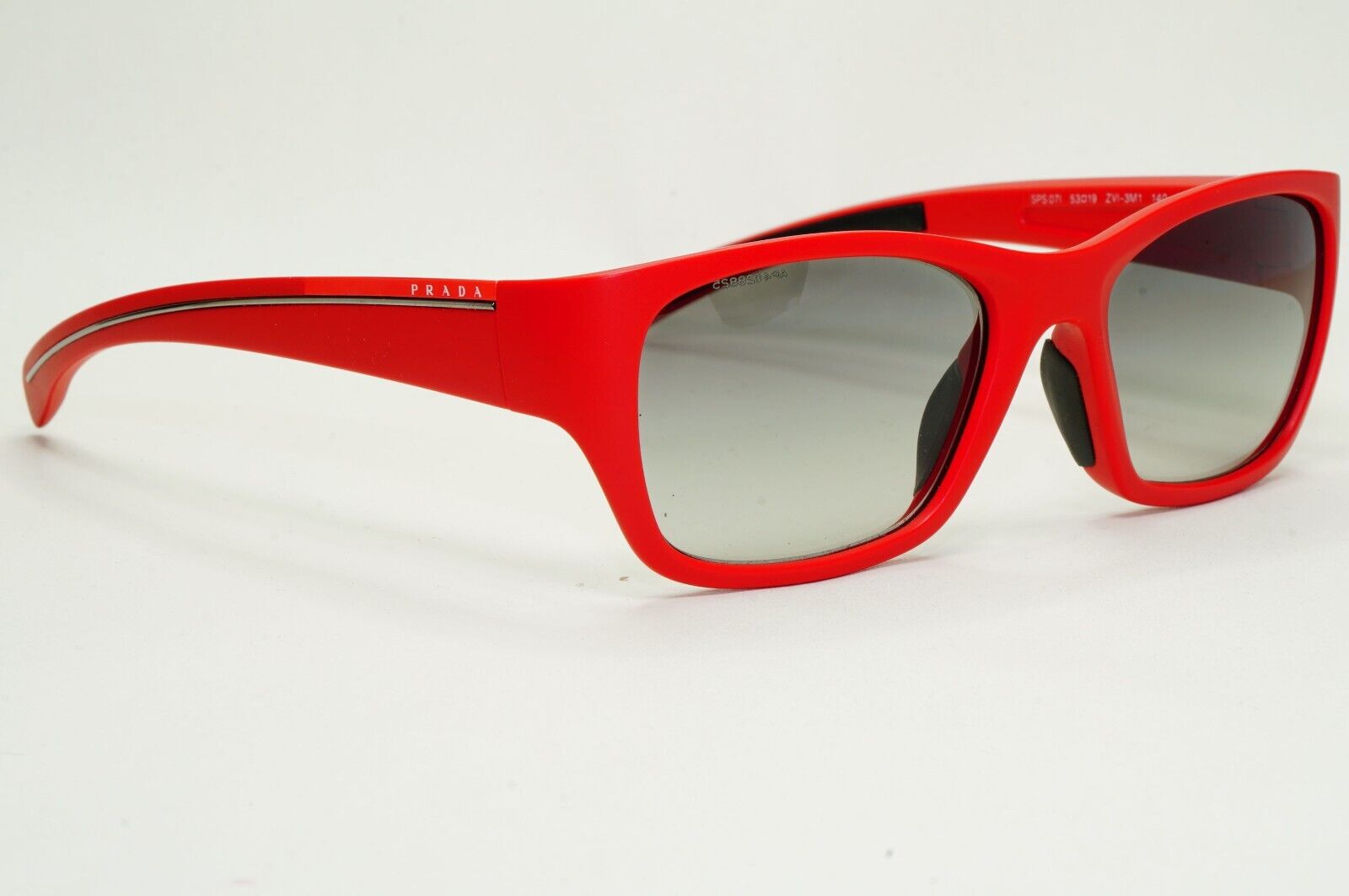 Prada Sunglasses 2007 Vintage Rare Red Square PS07IS SPS 07I ZVI-3M1 53mm 270924
