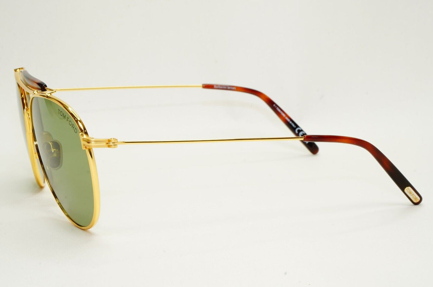 Tom Ford Sunglasses Raphael-02 Glass Lens Gold Green Pilot FT0995 TF 995 30N