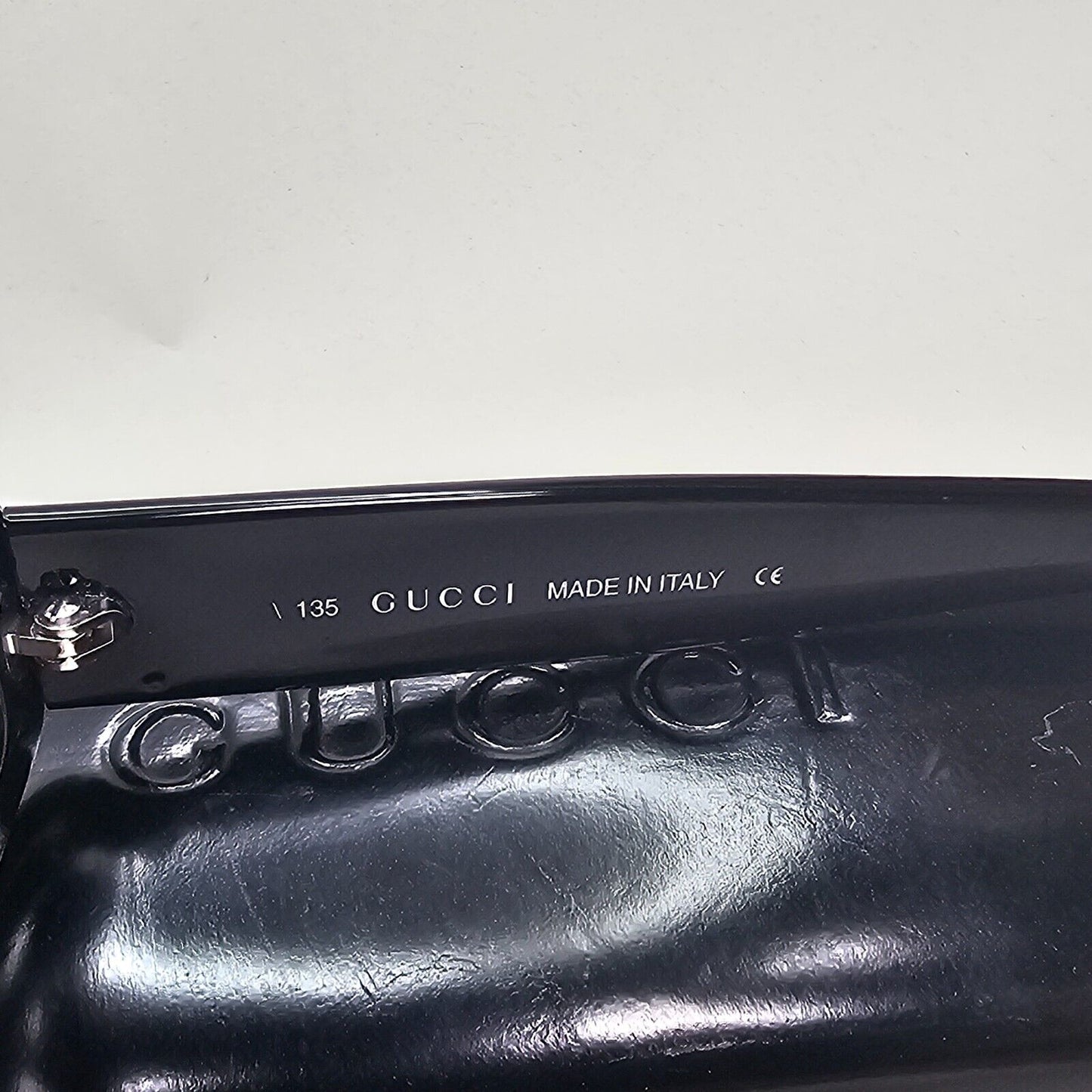 Gucci Sunglasses 1997 Vintage Oval Black Grey GG 2419/N/S 9HH 51mm 120824