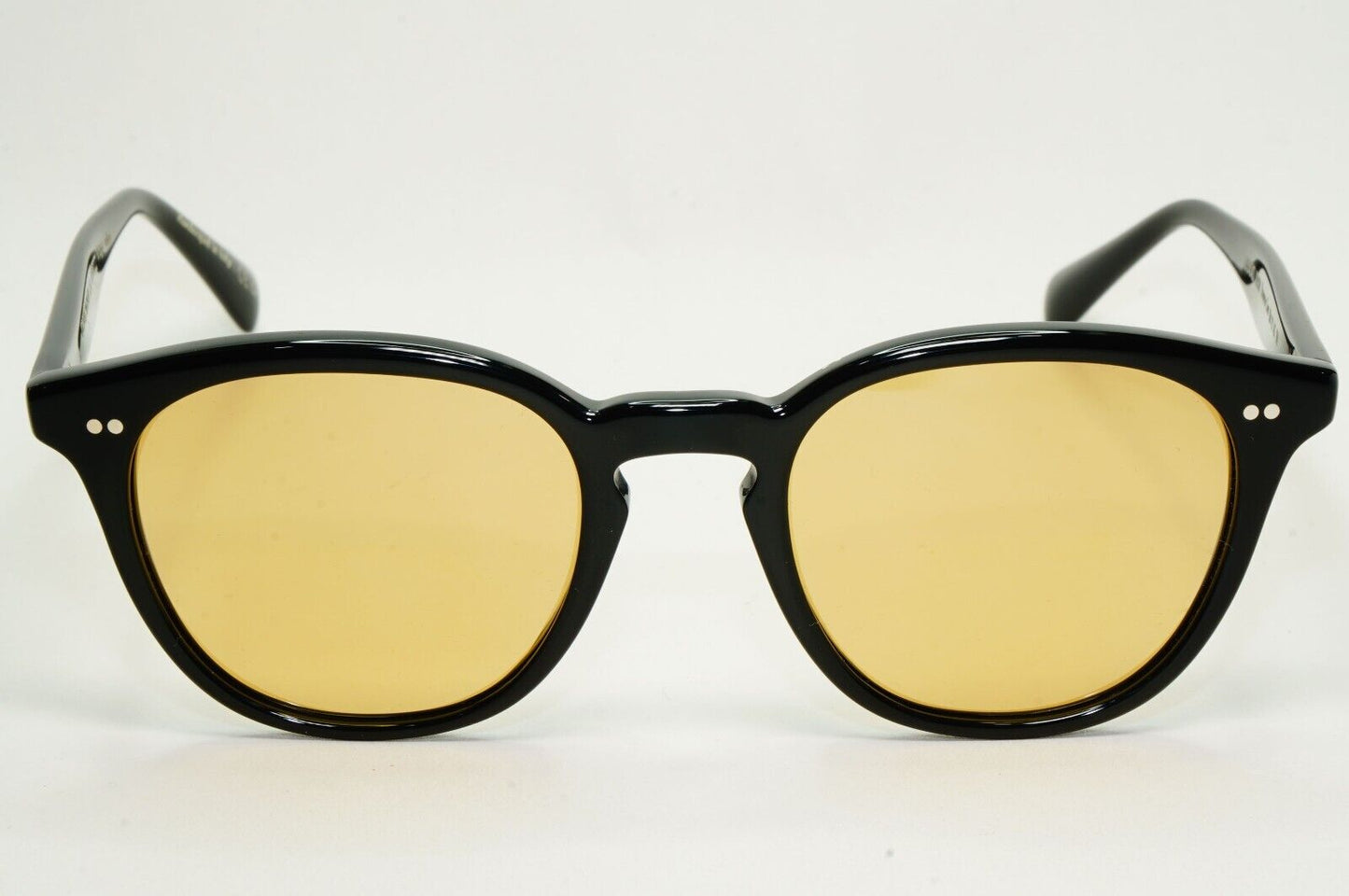 Oliver Peoples Desmon Sunglasses Black Yellow Mustard OV 5454SU 1005/0F 50mm