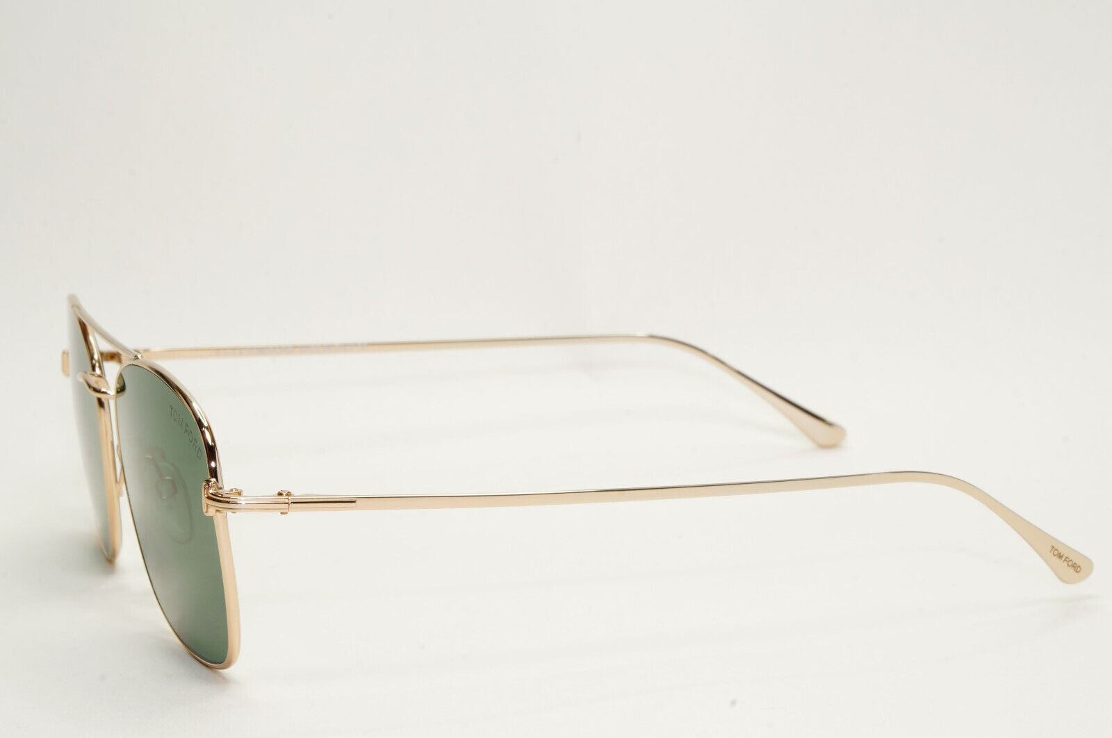 Tom Ford Sunglasses Luca-02 Gold Green Pilot FT0650 TF 650 28N 55mm