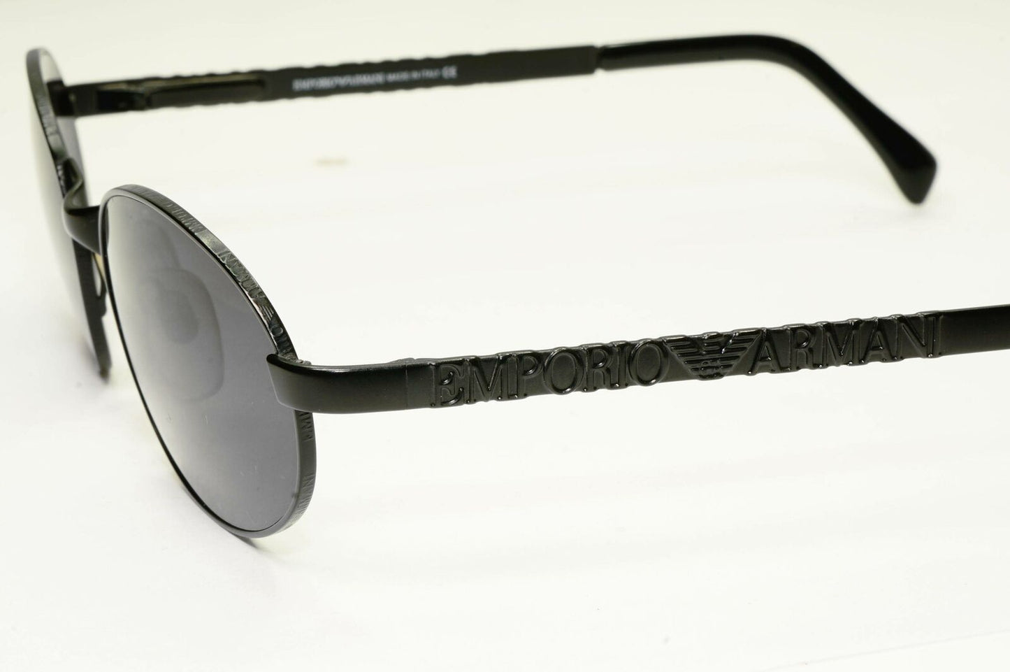 Emporio Armani 1997 Vintage Sunglasses Mens Womens Metal Black Square 107-S 706