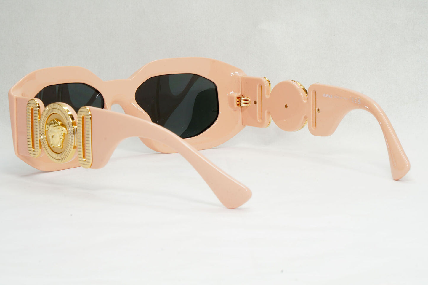 Versace Sunglasses Pink Gold Large Biggie Medusa Thick Frame MOD 4425-U 5363/87