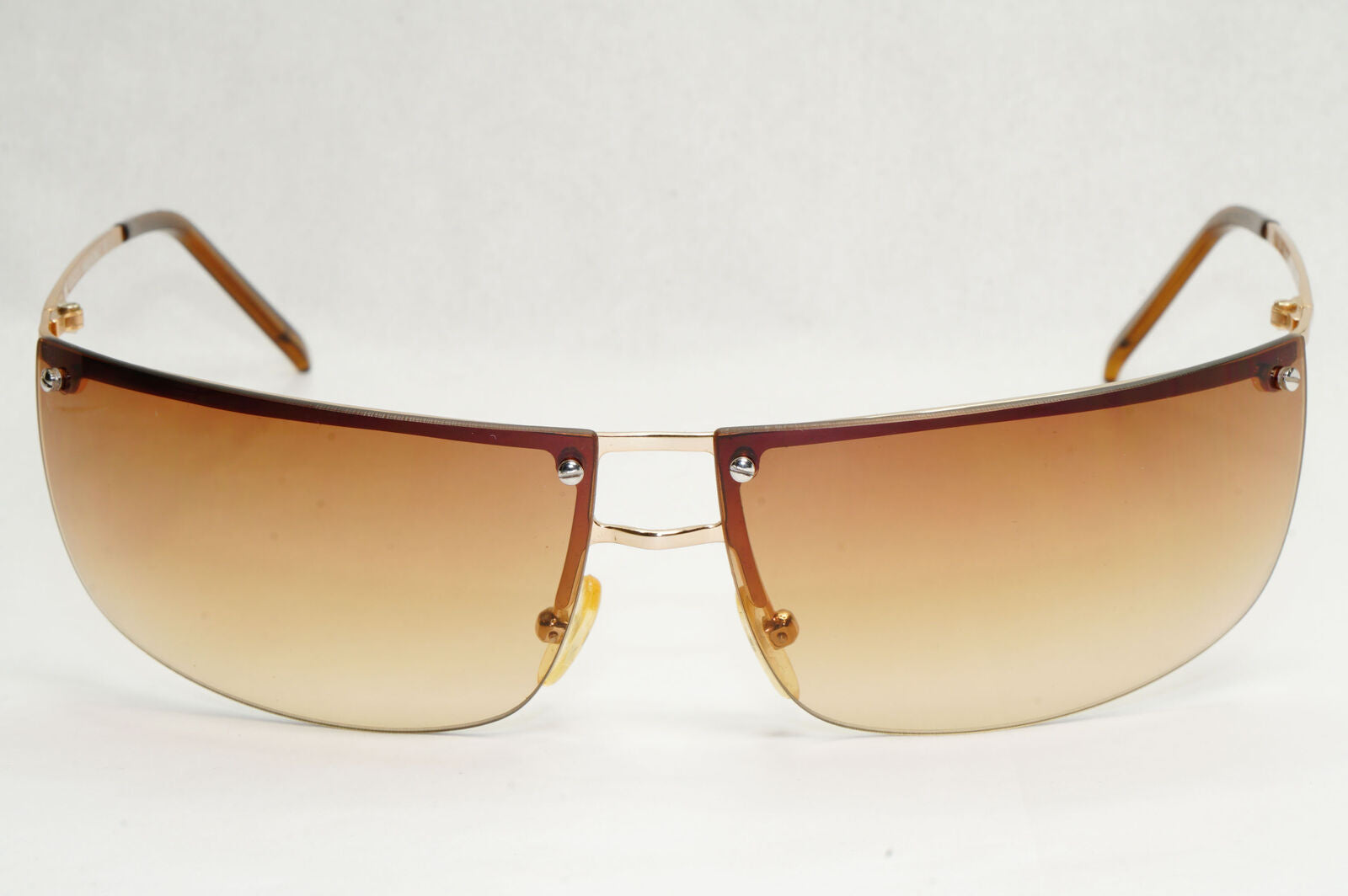 Gucci Sunglasses 2003 Vintage Wrap Gold Brown Gradient GG 2653/S OOOBA 130124