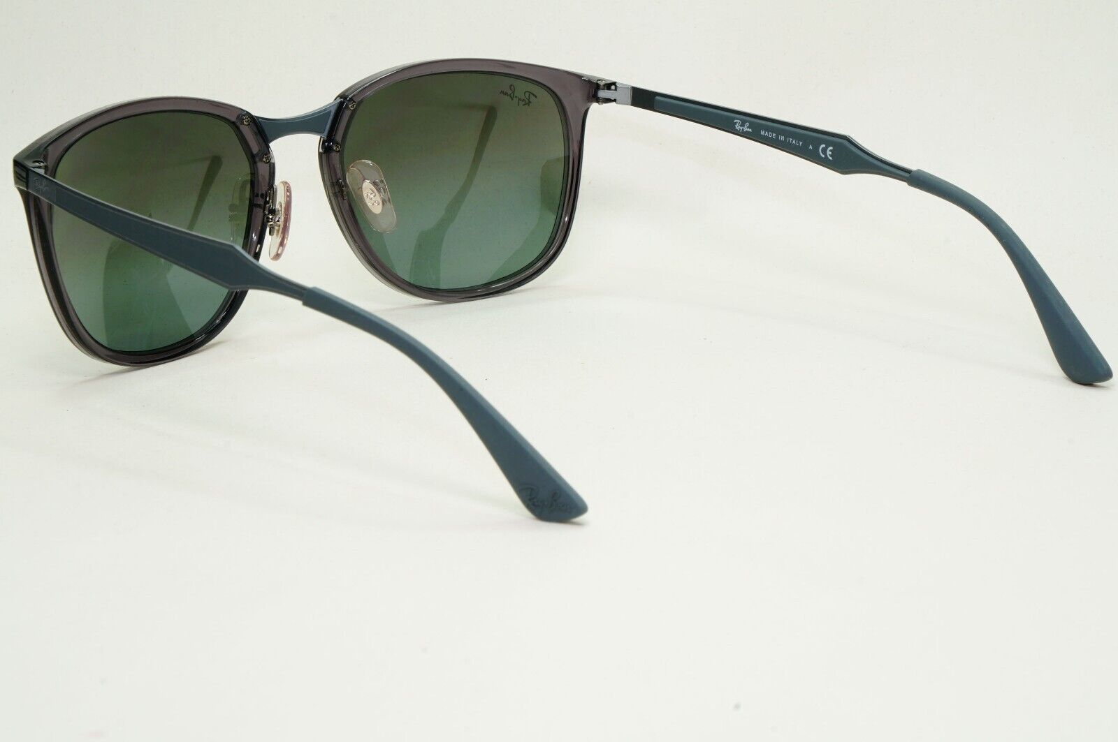 Ray-Ban Sunglasses Grey Transparent Silver Mirror Square RB 4299 606/88