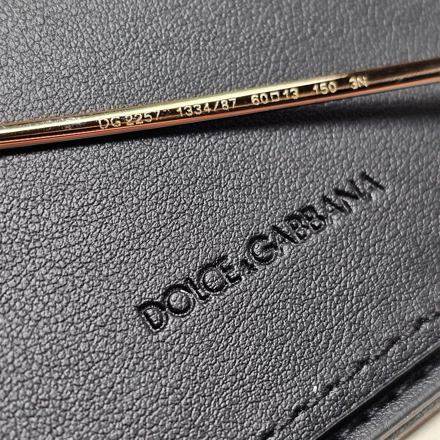 Dolce & Gabbana Sunglasses Pilot Gold Black Metal Navigator DG 2257 1334/87