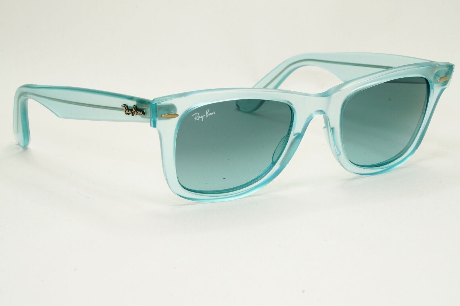 Ray-Ban Sunglasses Wayfarer Ice Pop Blue Transparent RB 2140  6055/4M 051124
