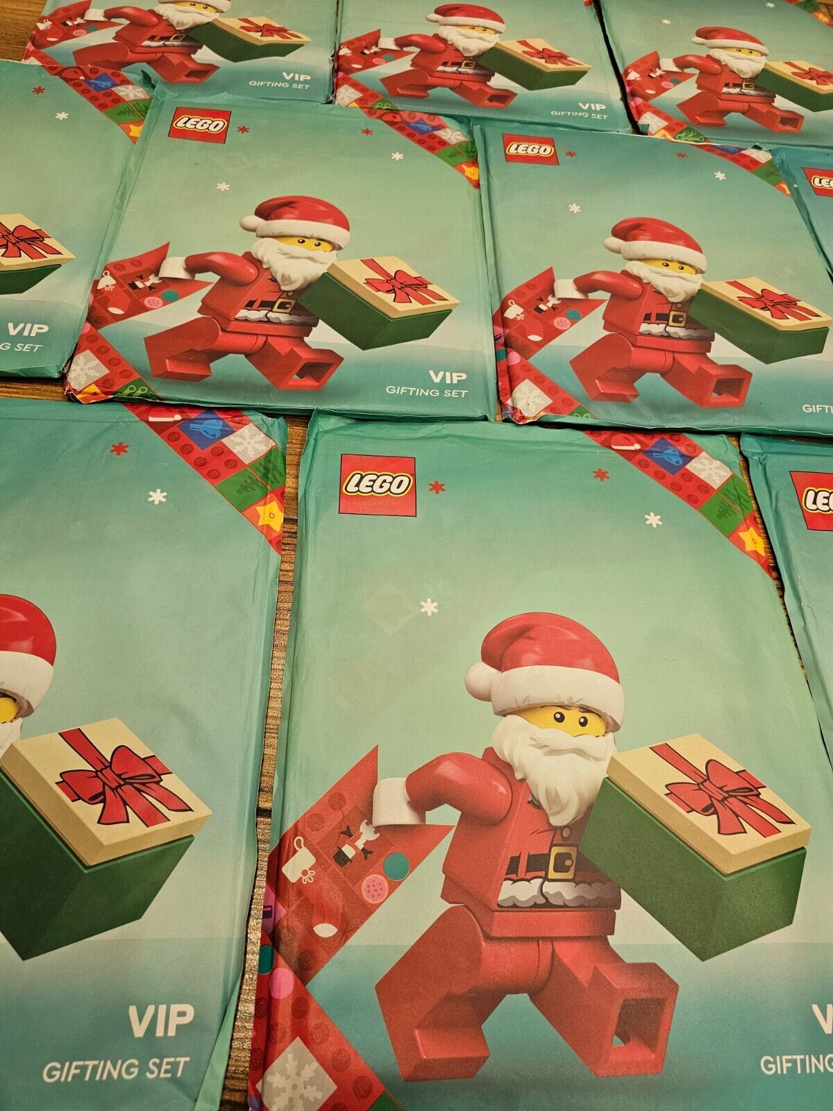 LEGO Job Lot 10 x VIP Gifting Gift Wrapping Packing Set Christmas Bag Wholesale