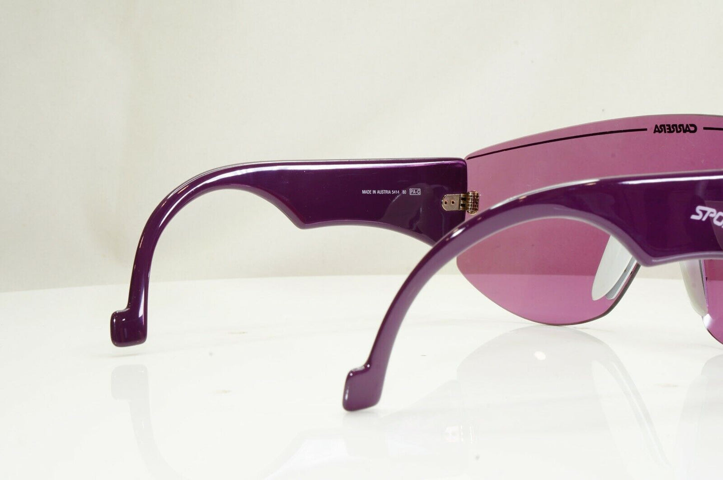 Authentic CARRERA Vintage Sunglasses 1990s NOS Shield C80 Ski 5414 80 26970