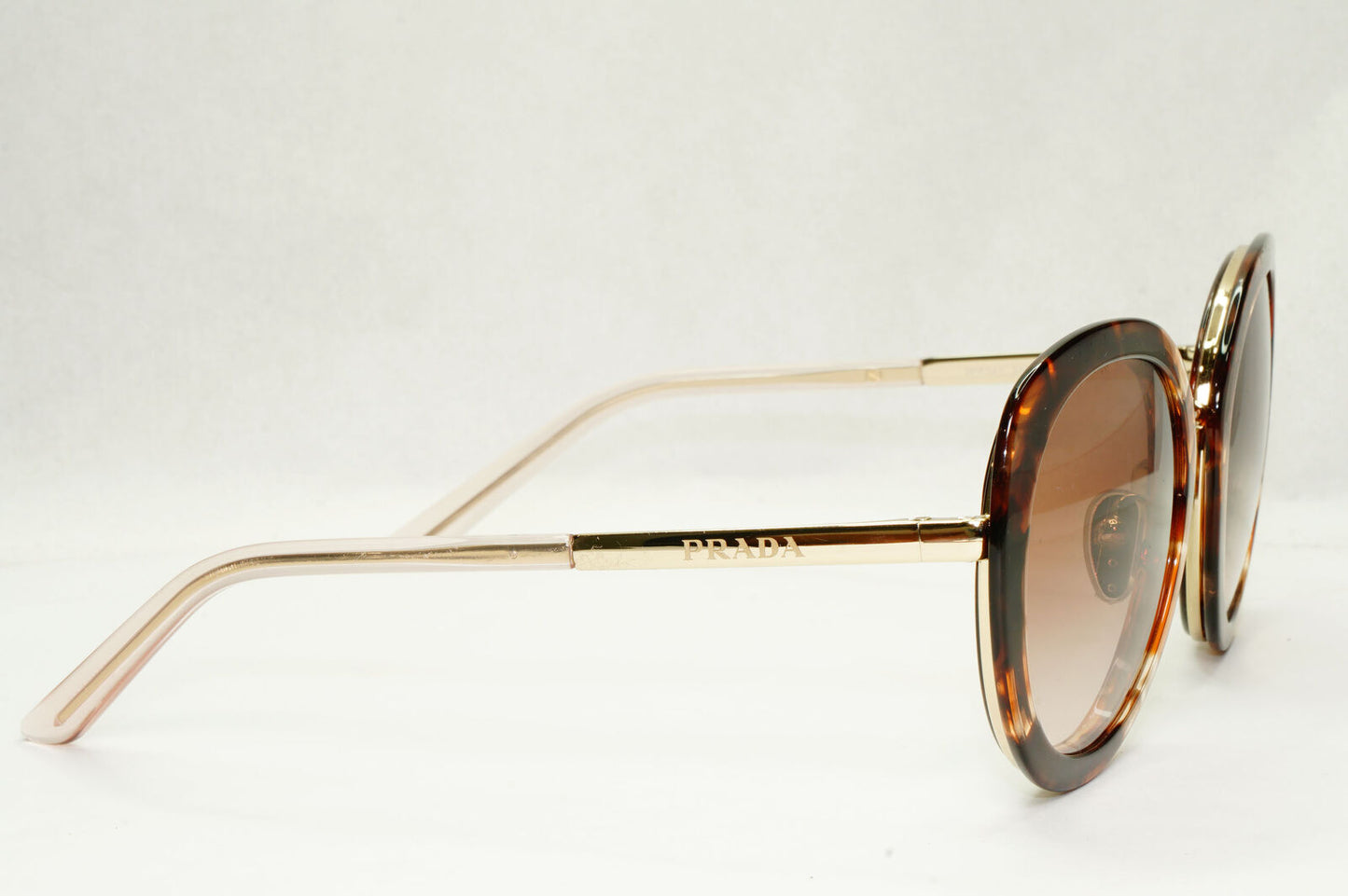 Prada Sunglasses Brown Caramel Gradient Gold Square PR54YS SPR 54Y 04Y-0A6 54mm