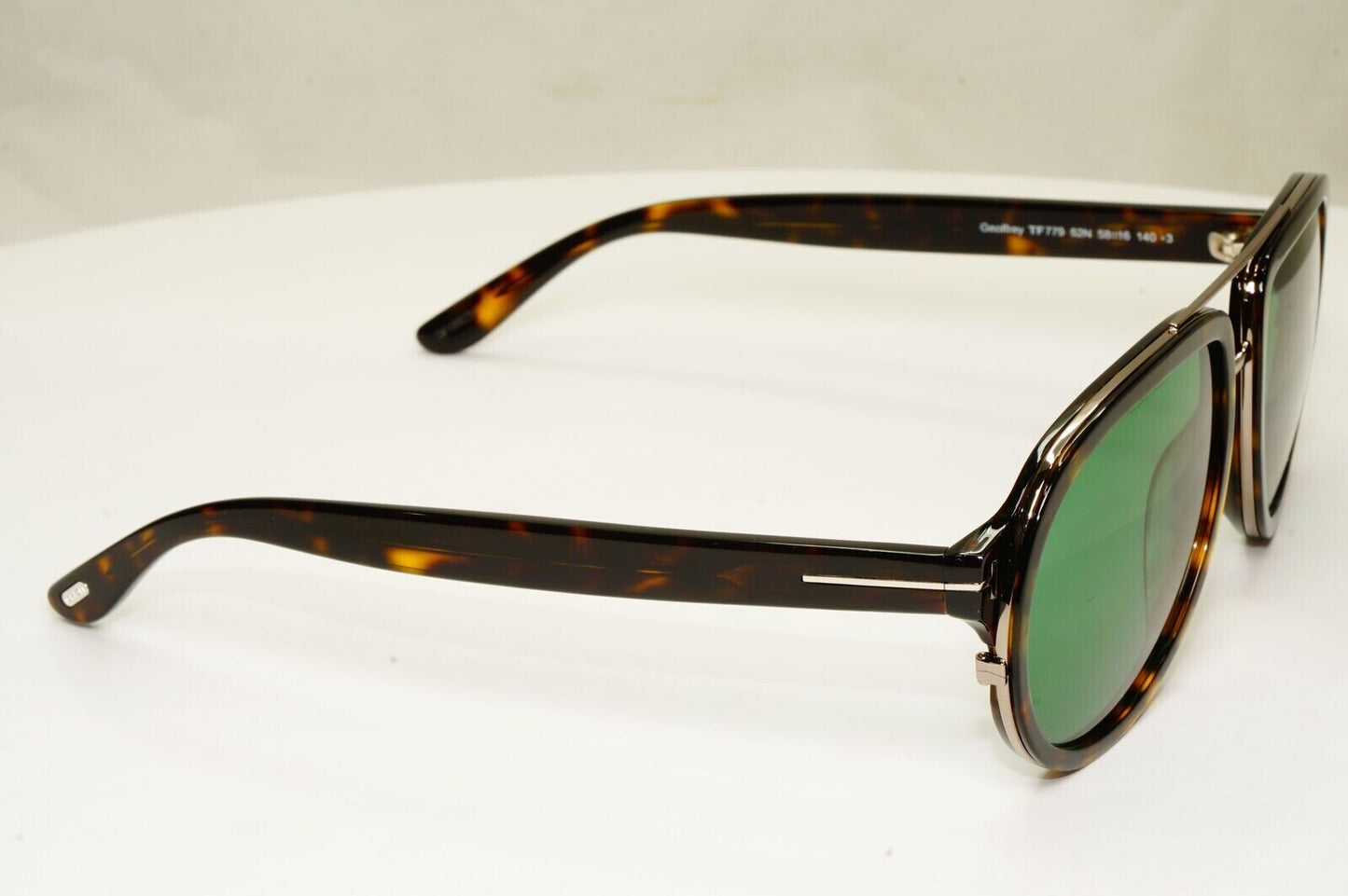 Tom Ford Sunglasses Brown Green Pilot Tortoise Geoffrey TF 779 52N [A] 291222
