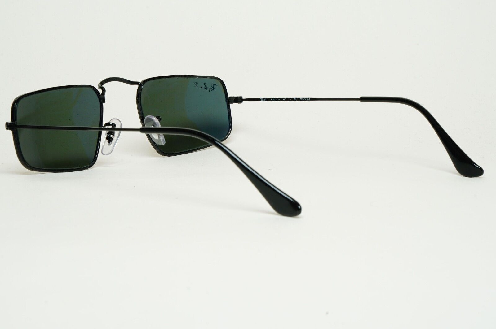 Ray-Ban Sunglasses Julie Polarized Black Green G15 Unisex RB 3957 002/58 49mm