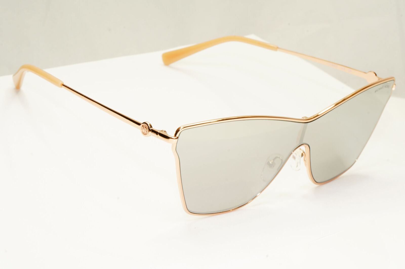 Michael Kors Womens Shield Mirror Gold Silver Sunglasses MK 1063 Larissa 11086G