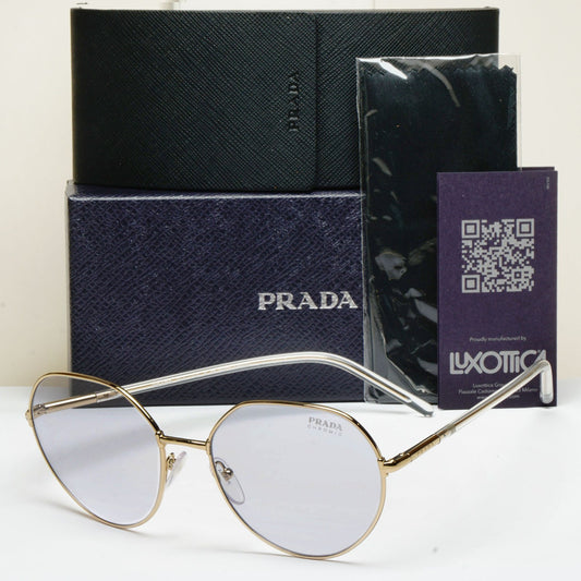 Prada Sunglasses Photochromic Gold Grey Lilac PR65XS SPR 65X ZVN-07D