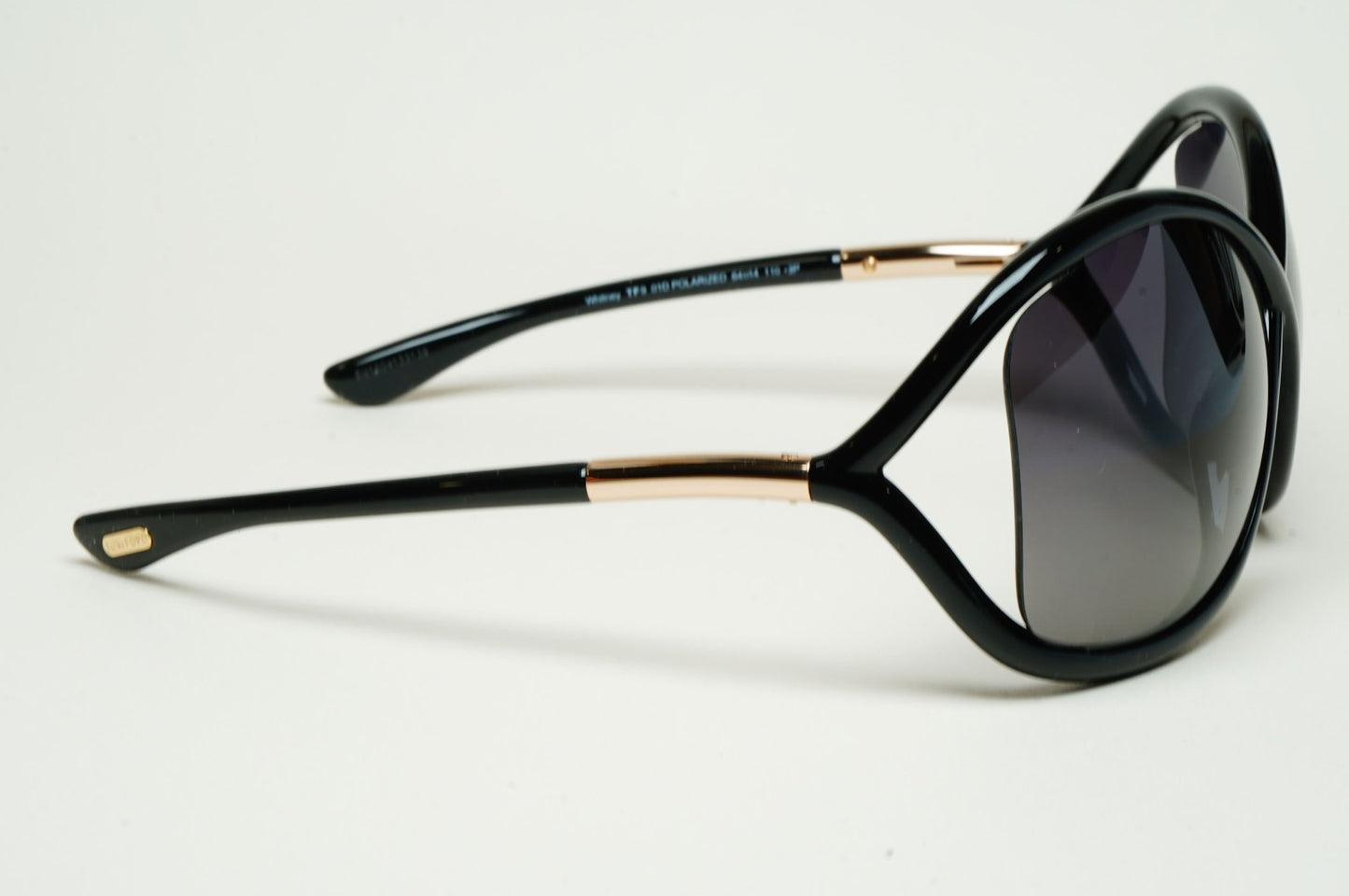 Tom Ford Sunglasses Whitney Polarized Black Grey Gold FT0009 TF 9 01D