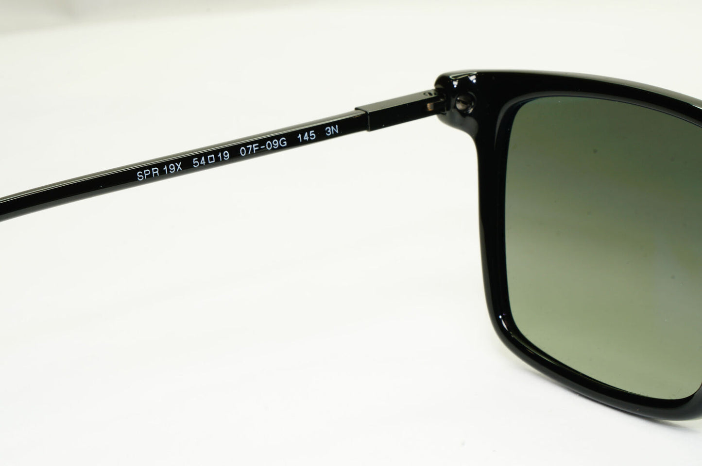 Prada Sunglasses Glass Lens Black Grey Gradient Square PR19XS SPR 19X 07F-09G